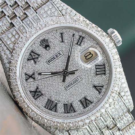 full diamond rolex for sale|rolex diamond bezel price.